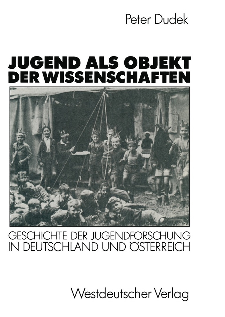Jugend als Objekt der Wissenschaften, Häftad