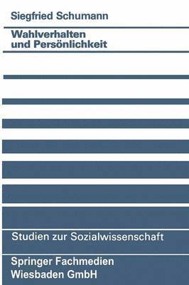 bokomslag Wahlverhalten und Persönlichkeit