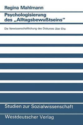 bokomslag Psychologisierung des Alltagsbewutseins