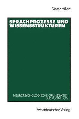 bokomslag Sprachprozesse und Wissensstrukturen