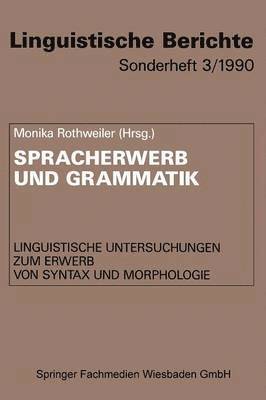 bokomslag Spracherwerb und Grammatik