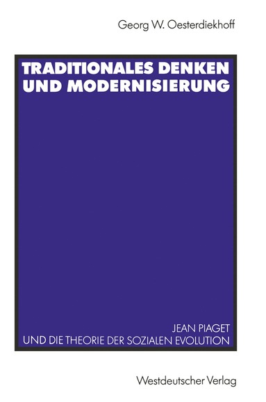 bokomslag Traditionales Denken und Modernisierung