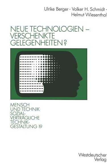 Volker H. Schmidt, Helmut Wiesenthal - Neue Technologien — verschenkte Gelegenheiten?, Häftad