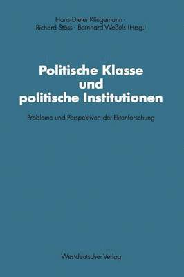 Politische Klasse und politische Institutionen 1