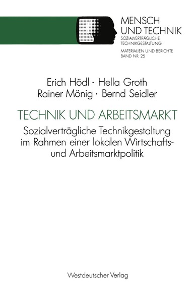 bokomslag Technik und Arbeitsmarkt