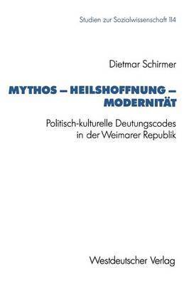 bokomslag Mythos  Heilshoffnung  Modernitt