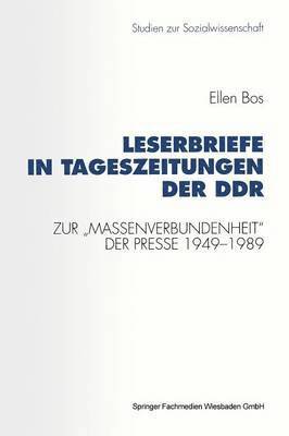 bokomslag Leserbriefe in Tageszeitungen der DDR