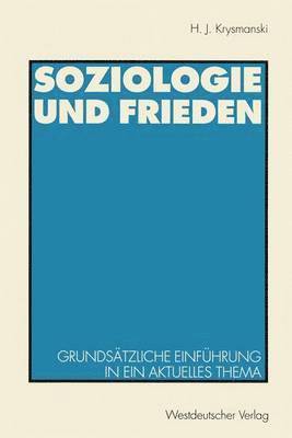 bokomslag Soziologie und Frieden