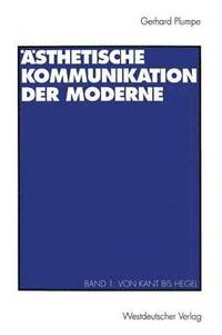 bokomslag Ästhetische Kommunikation der Moderne