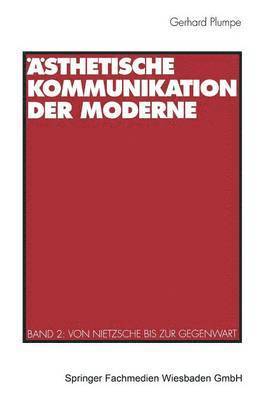 bokomslag sthetische Kommunikation der Moderne