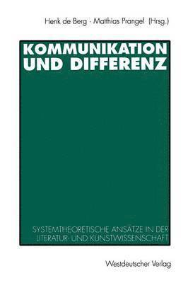 bokomslag Kommunikation und Differenz