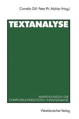 bokomslag Textanalyse