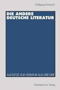 bokomslag Die andere deutsche Literatur