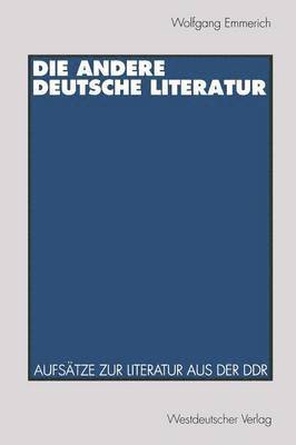 Die andere deutsche Literatur 1