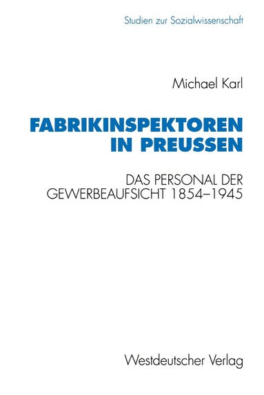 bokomslag Fabrikinspektoren in Preußen