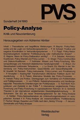 Policy-Analyse 1