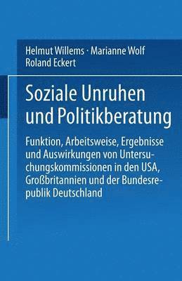 bokomslag Soziale Unruhen und Politikberatung