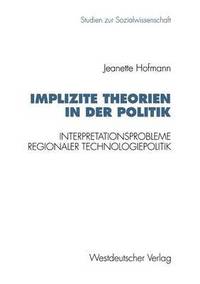 bokomslag Implizite Theorien in der Politik