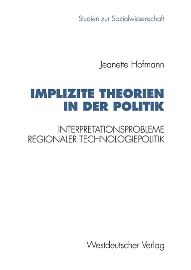 bokomslag Implizite Theorien in der Politik