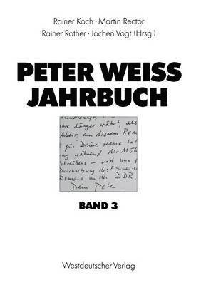 bokomslag Peter Weiss Jahrbuch 3
