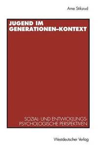 bokomslag Jugend im Generationen-Kontext