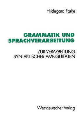Grammatik und Sprachverarbeitung, Häftad