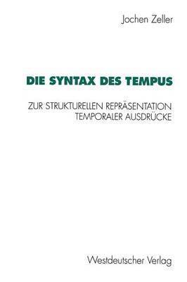 bokomslag Die Syntax des Tempus