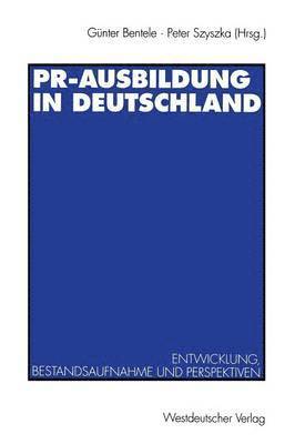 bokomslag PR-Ausbildung in Deutschland