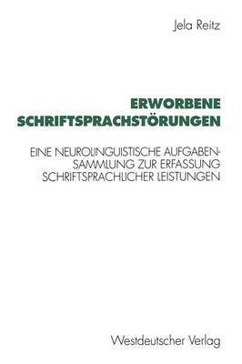 bokomslag Erworbene Schriftsprachstrungen