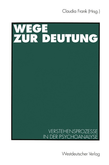 bokomslag Wege zur Deutung