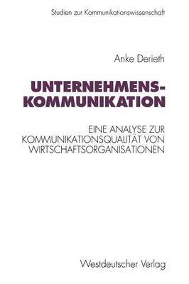 bokomslag Unternehmenskommunikation