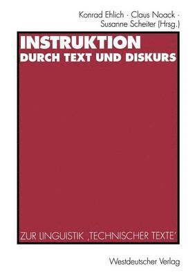 bokomslag Instruktion durch Text und Diskurs