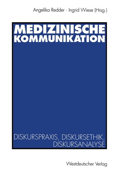 Angelika Redder, Angelika Redder, Ingrid Wiese - Medizinische Kommunikation, Häftad