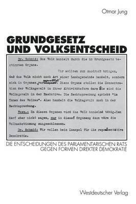 Grundgesetz und Volksentscheid 1