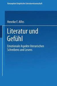bokomslag Literatur und Gefhl