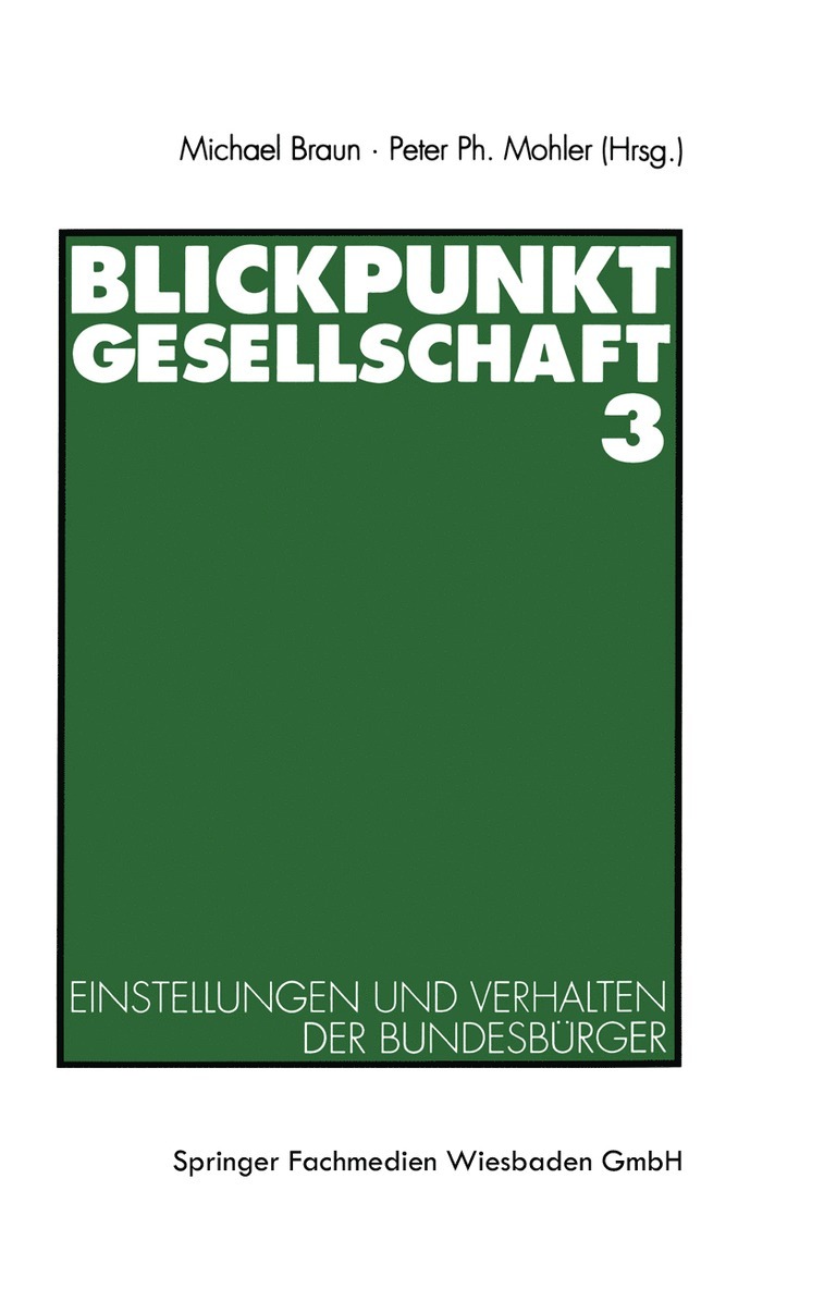 Blickpunkt Gesellschaft 3 1