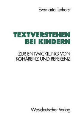 bokomslag Textverstehen bei Kindern