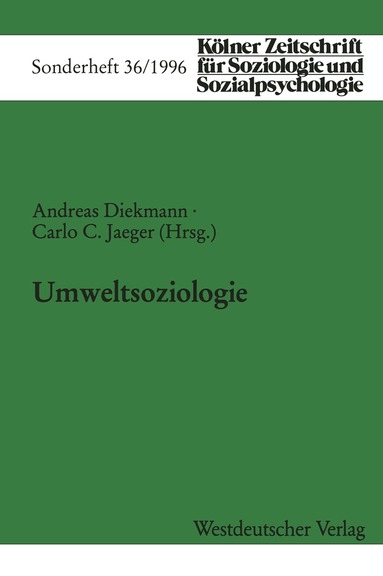 Carlo Jaeger - Umweltsoziologie, Häftad