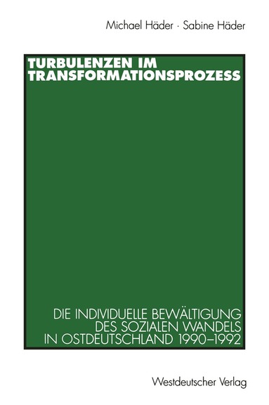 Sabine Häder - Turbulenzen im Transformationsprozeß, Häftad