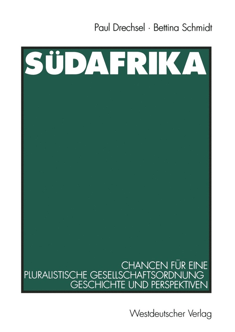 Bettina Schmidt - Südafrika, Häftad