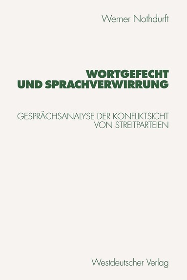 bokomslag Wortgefecht und Sprachverwirrung