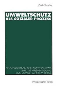 bokomslag Umweltschutz als sozialer Prozeß