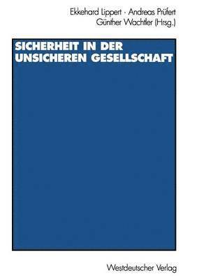 bokomslag Sicherheit in der unsicheren Gesellschaft