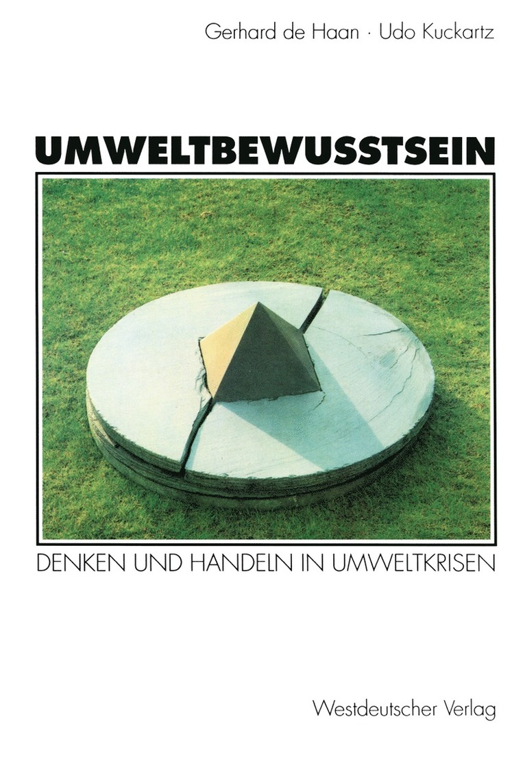 Gerhard de Haan, Udo Kuckartz, Gerhard de Haan, Udo Kuckartz - Umweltbewußtsein, Häftad