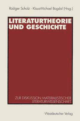 bokomslag Literaturtheorie und Geschichte