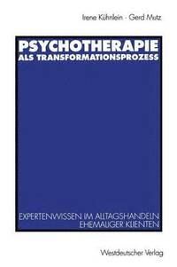 bokomslag Psychotherapie als Transformationsprozeß