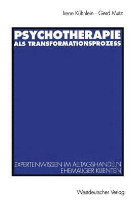 bokomslag Psychotherapie als Transformationsprozeß