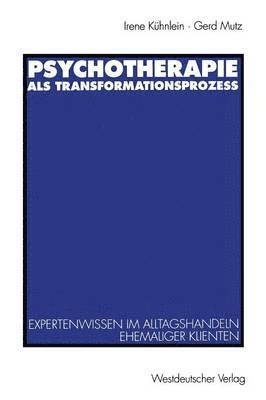 bokomslag Psychotherapie als Transformationsproze