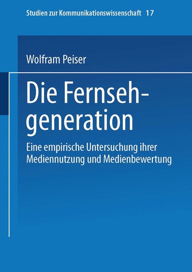 bokomslag Die Fernsehgeneration