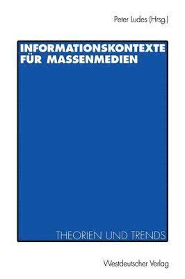 Informationskontexte für Massenmedien